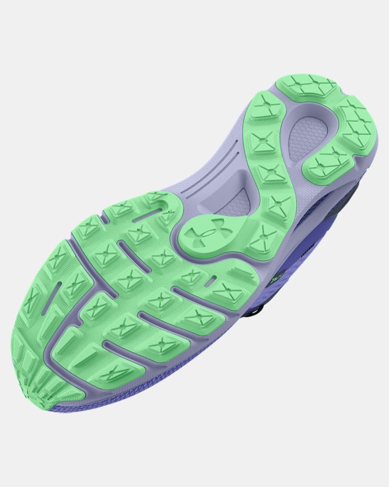 Unisex UA Sonic Trail Running Shoes in Purple image number 4